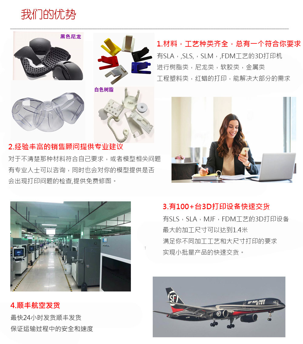 3D打印服務(wù)優(yōu)勢